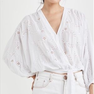 Young Fabulous & Broke Lacey Wrap Top